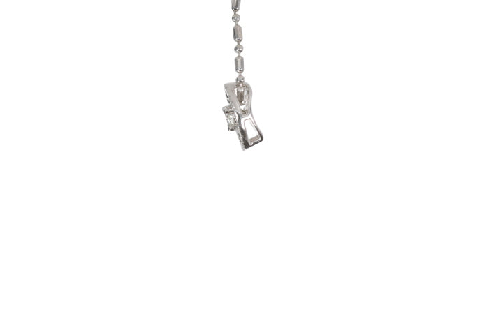 Starburst Disc Diamond Pendant