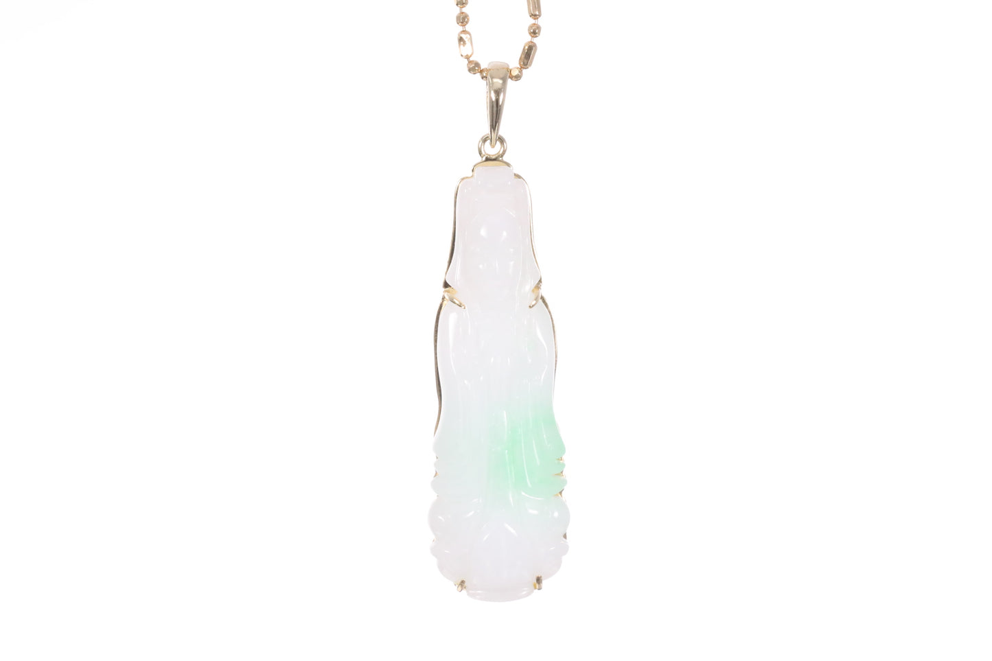 Jadeite Guan Yin Pendant