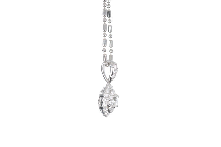 Round Pavé Diamond Pendant