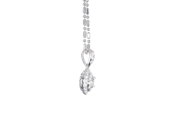 Round Pavé Diamond Pendant