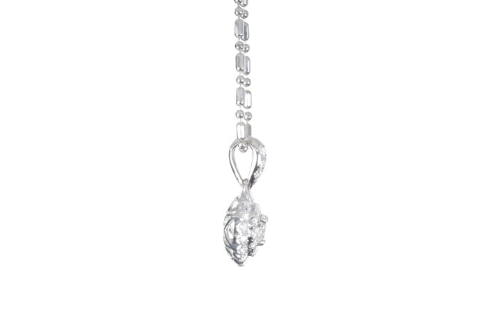 Round Pavé Diamond Pendant