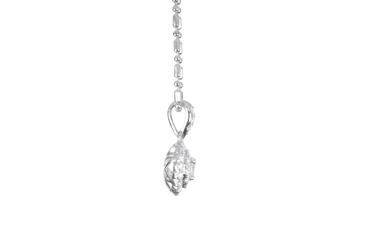 Round Pavé Diamond Pendant
