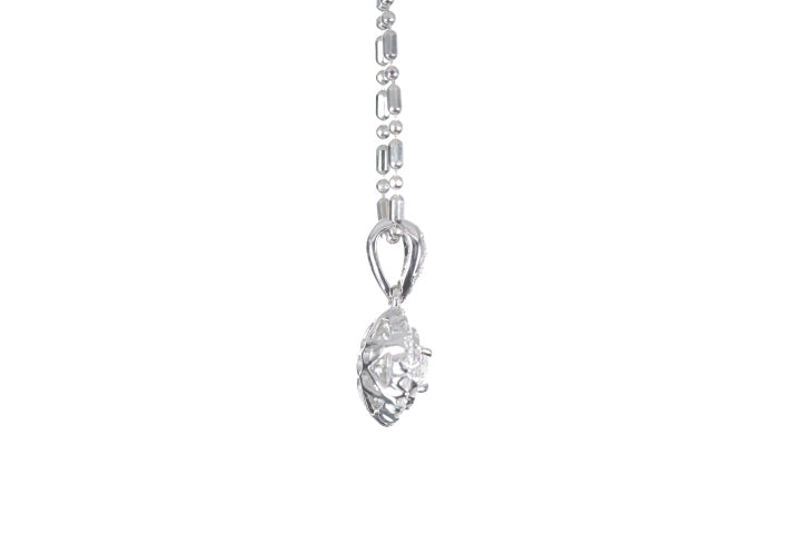 Round Pavé Diamond Pendant