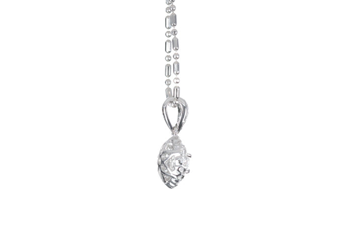 Round Pavé Diamond Pendant