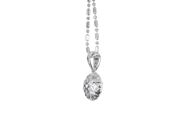 Round Pavé Diamond Pendant