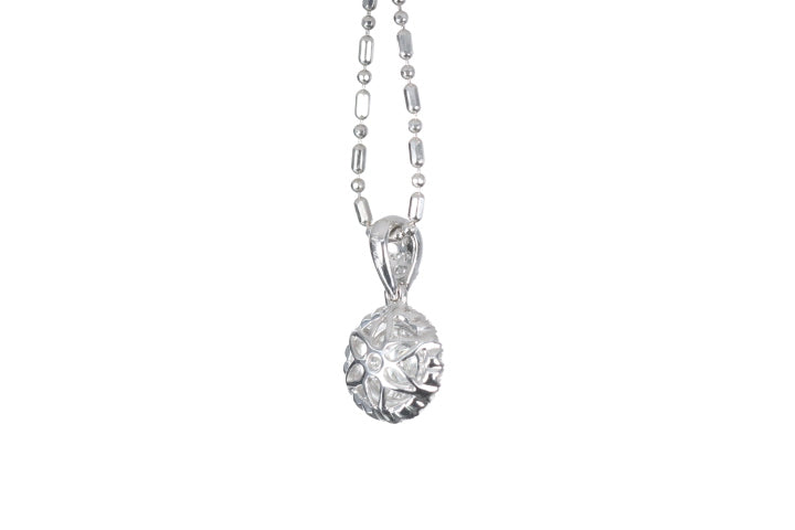 Round Pavé Diamond Pendant