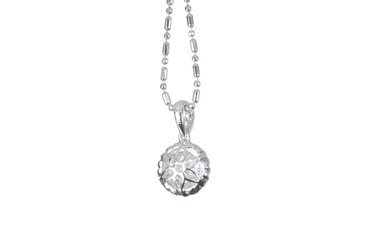 Round Pavé Diamond Pendant