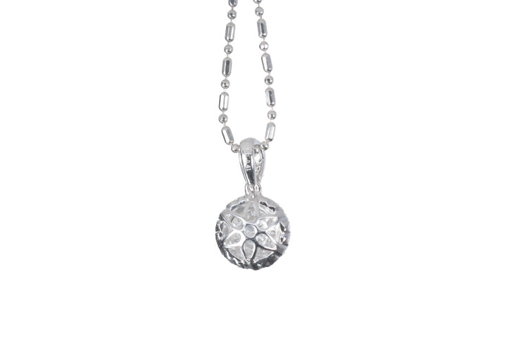 Round Pavé Diamond Pendant