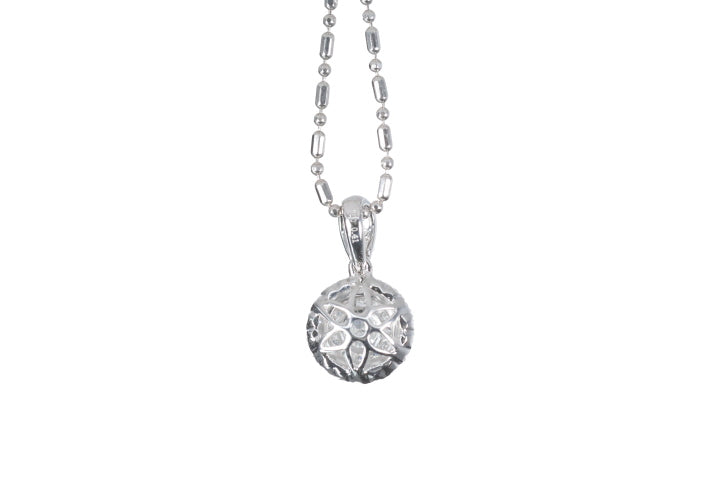 Round Pavé Diamond Pendant