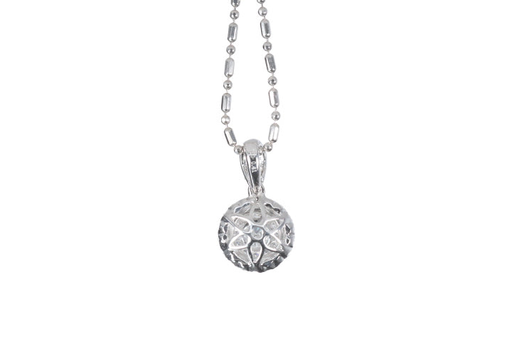 Round Pavé Diamond Pendant