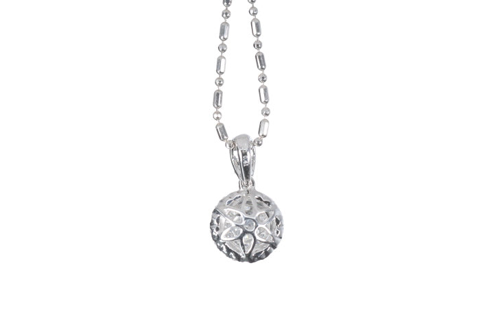 Round Pavé Diamond Pendant