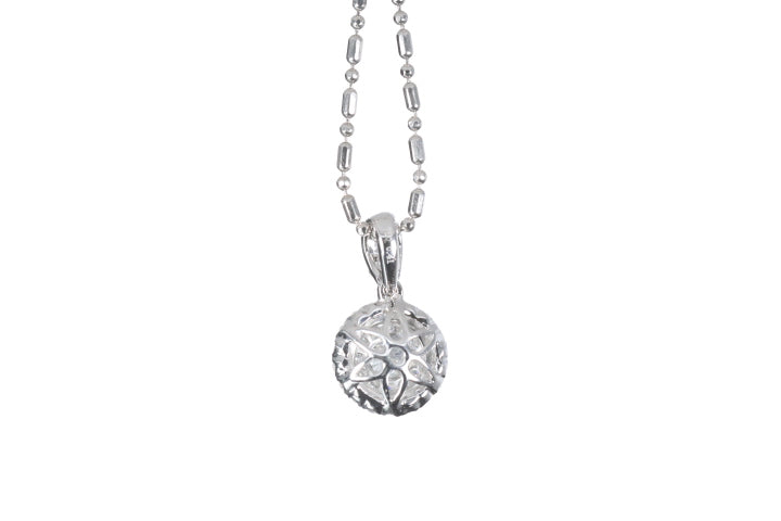 Round Pavé Diamond Pendant