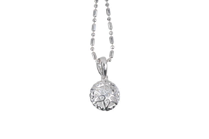 Round Pavé Diamond Pendant