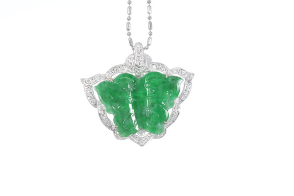 Jadeite Butterfly Pendant