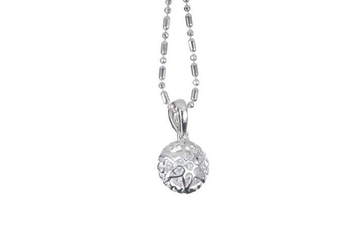 Round Pavé Diamond Pendant
