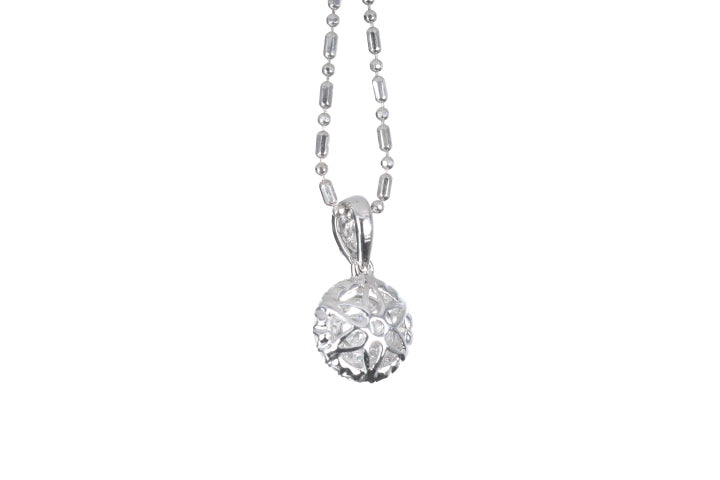 Round Pavé Diamond Pendant