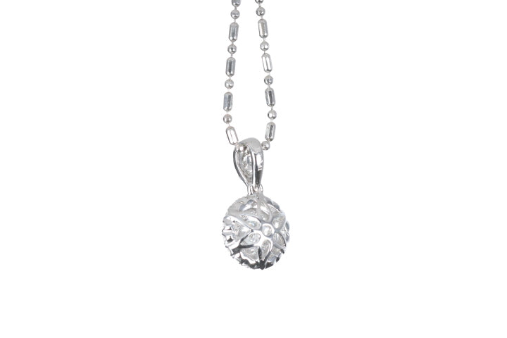 Round Pavé Diamond Pendant