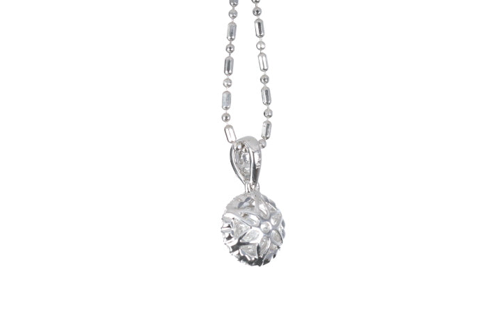 Round Pavé Diamond Pendant