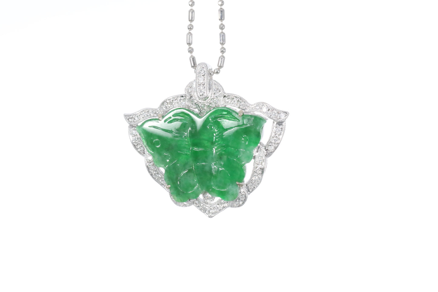 Jadeite Butterfly Pendant