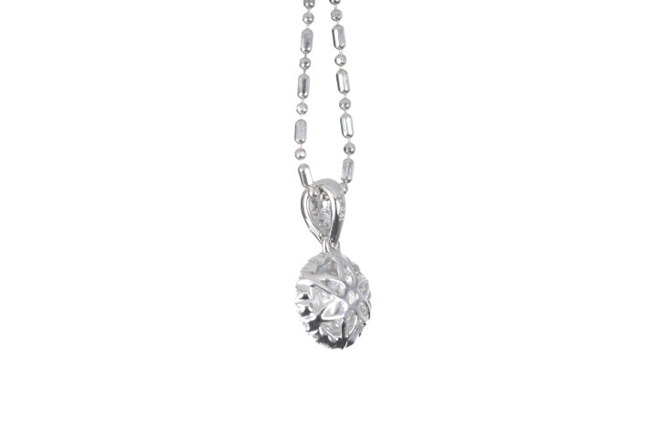 Round Pavé Diamond Pendant