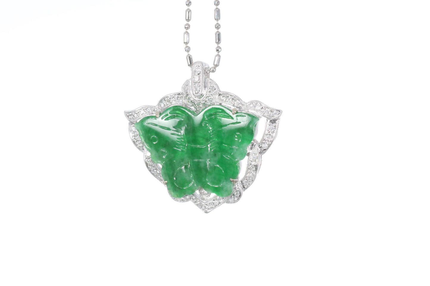 Jadeite Butterfly Pendant