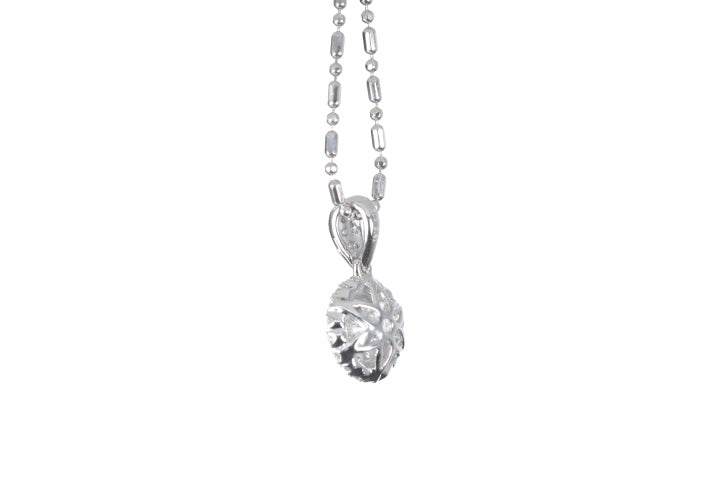 Round Pavé Diamond Pendant