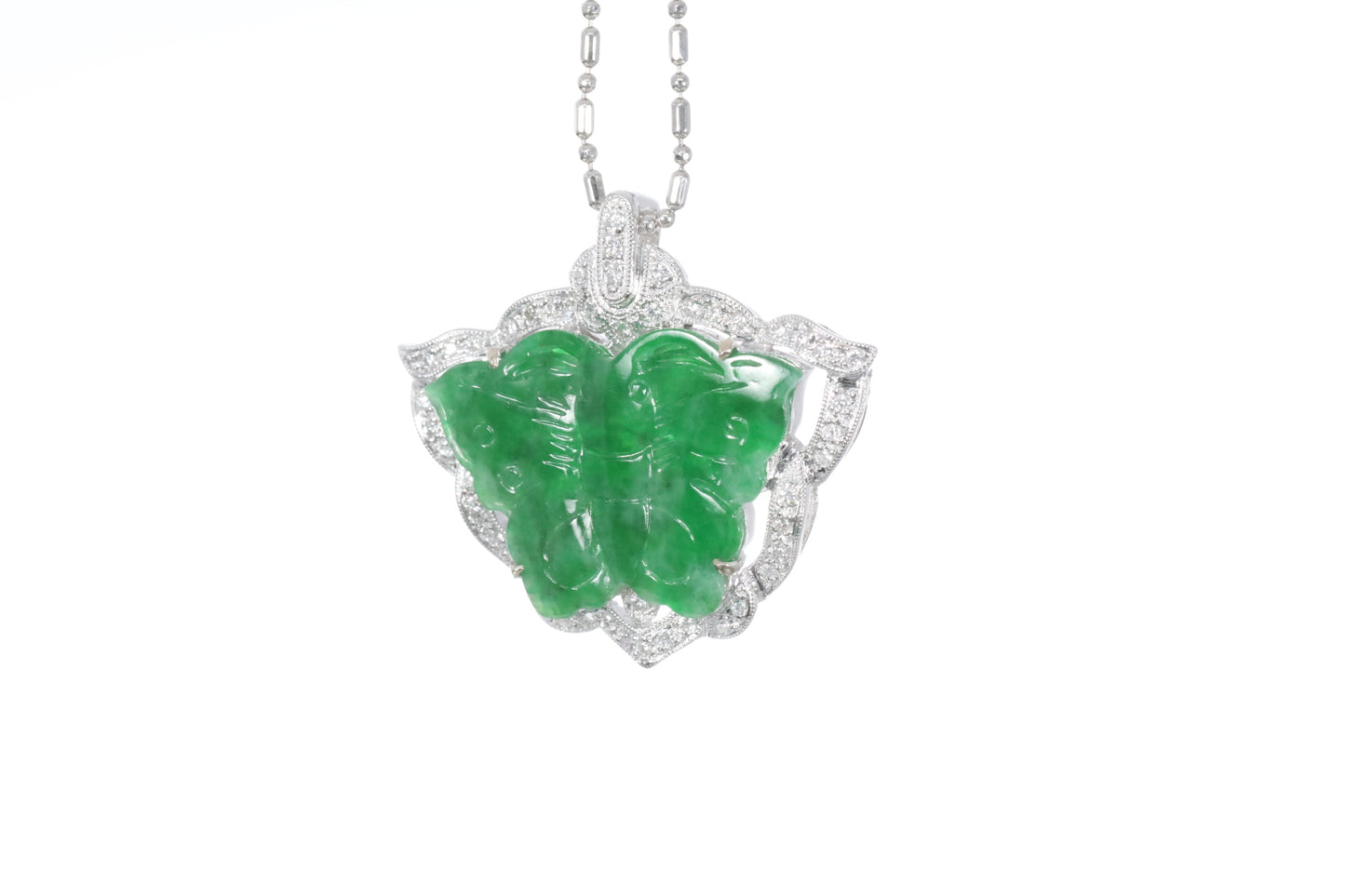Jadeite Butterfly Pendant