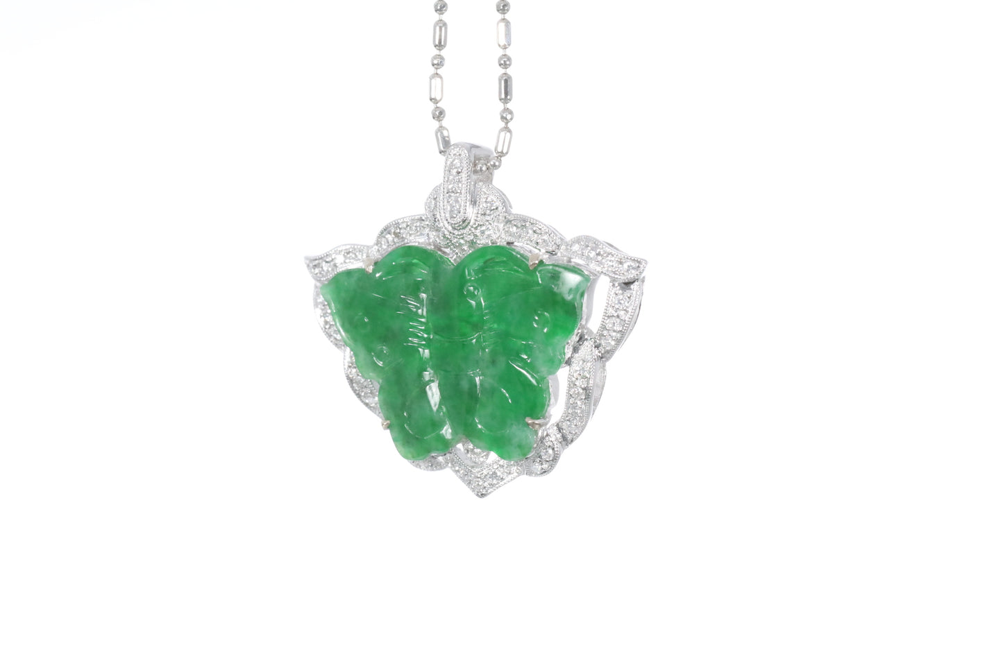 Jadeite Butterfly Pendant