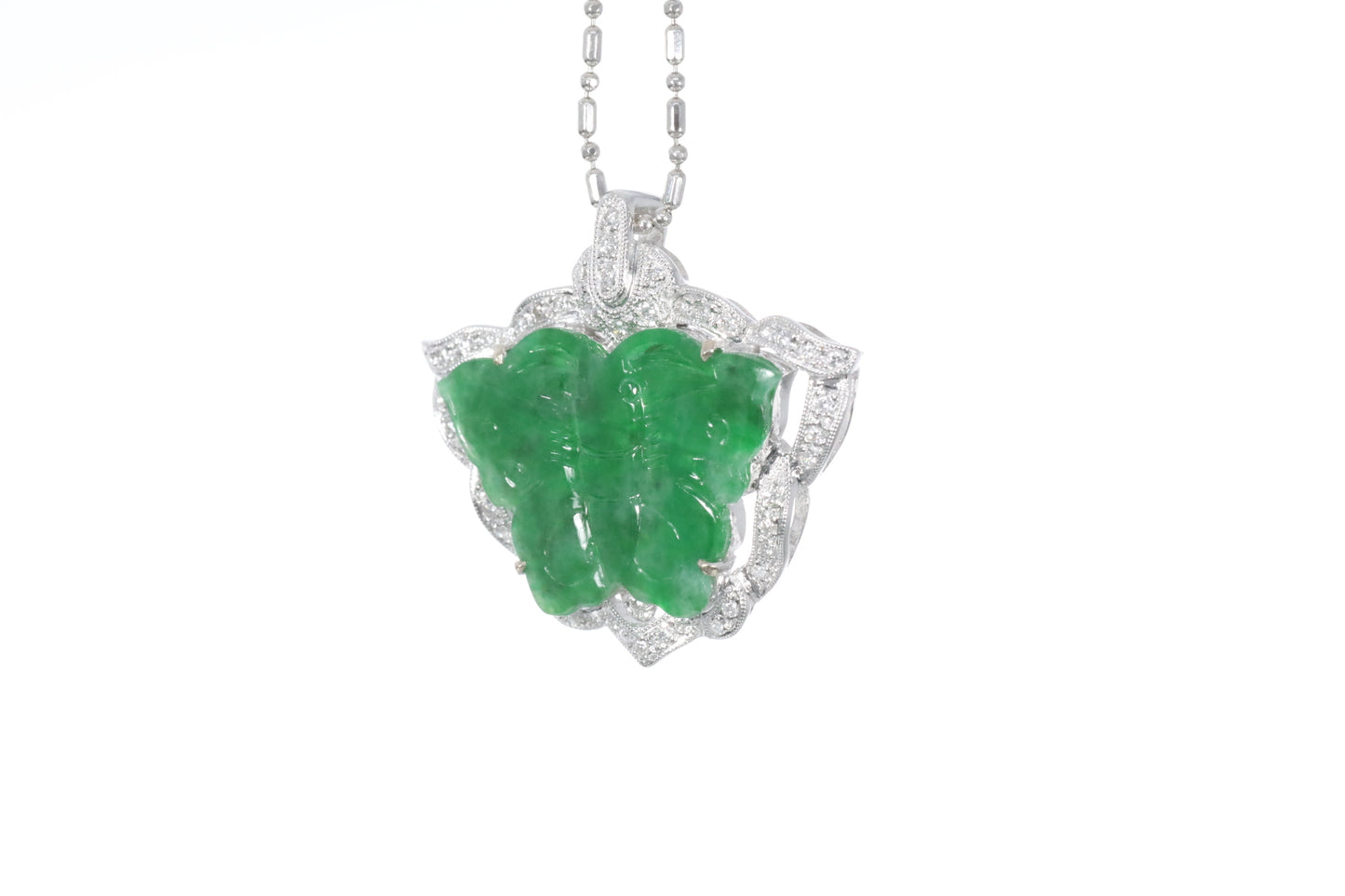 Jadeite Butterfly Pendant