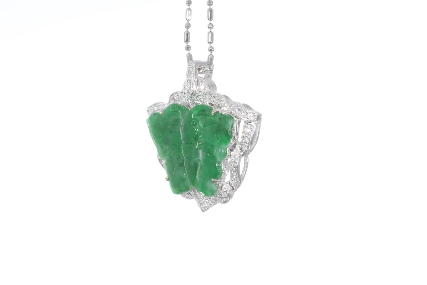 Jadeite Butterfly Pendant