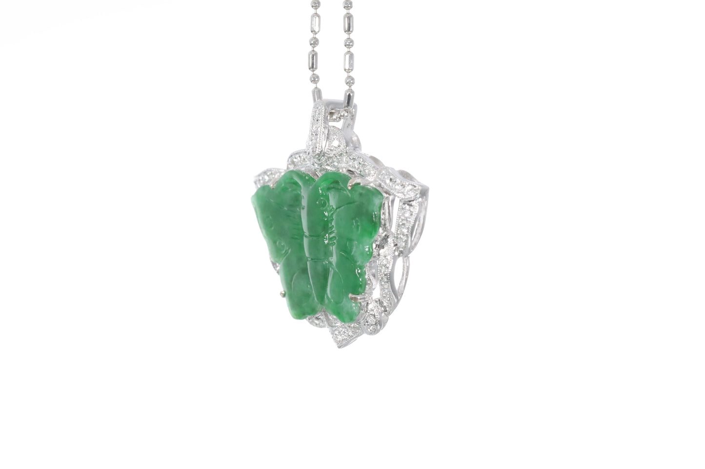 Jadeite Butterfly Pendant