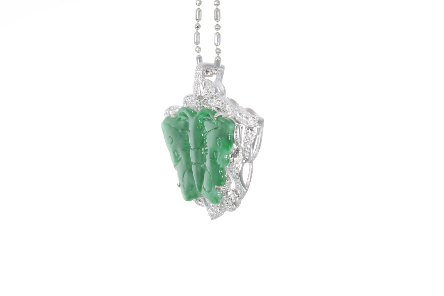 Jadeite Butterfly Pendant