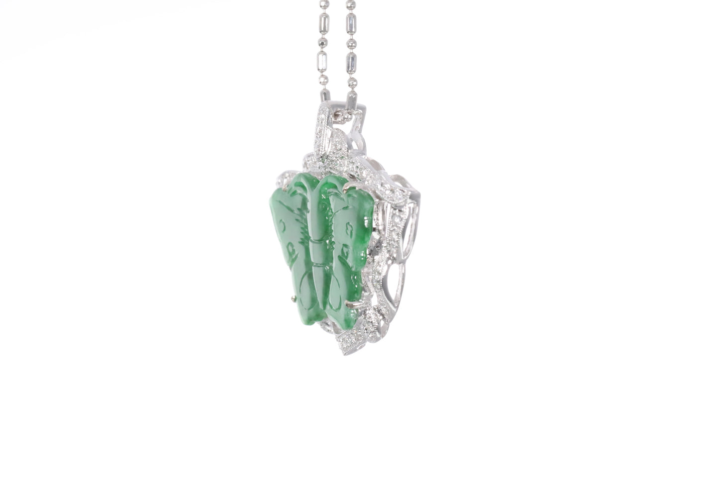 Jadeite Butterfly Pendant