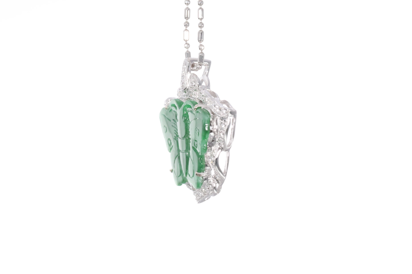 Jadeite Butterfly Pendant