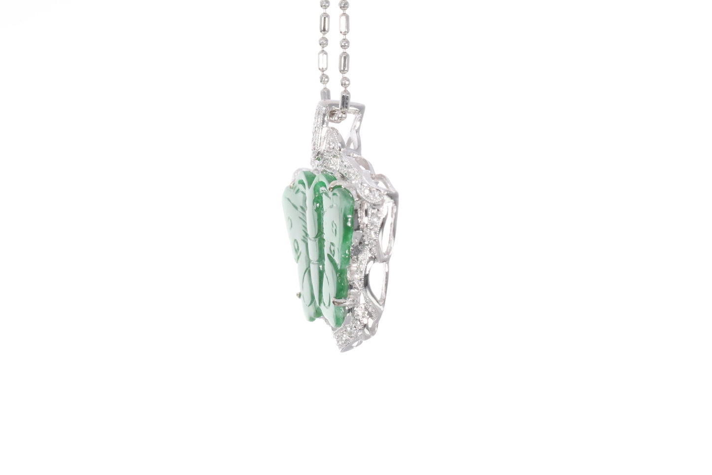 Jadeite Butterfly Pendant
