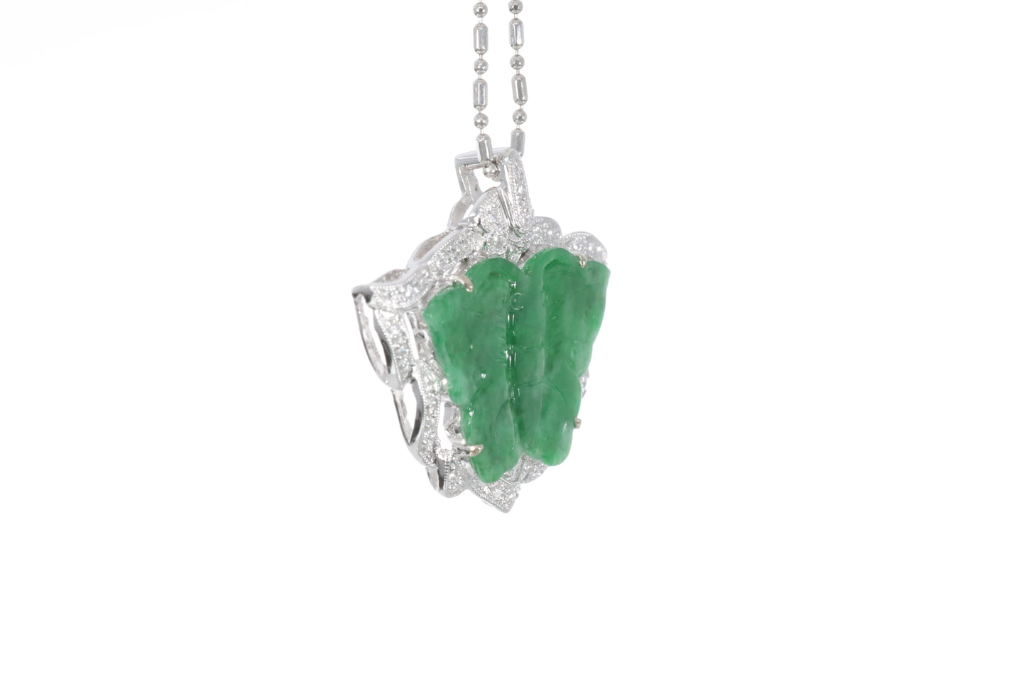 Jadeite Butterfly Pendant