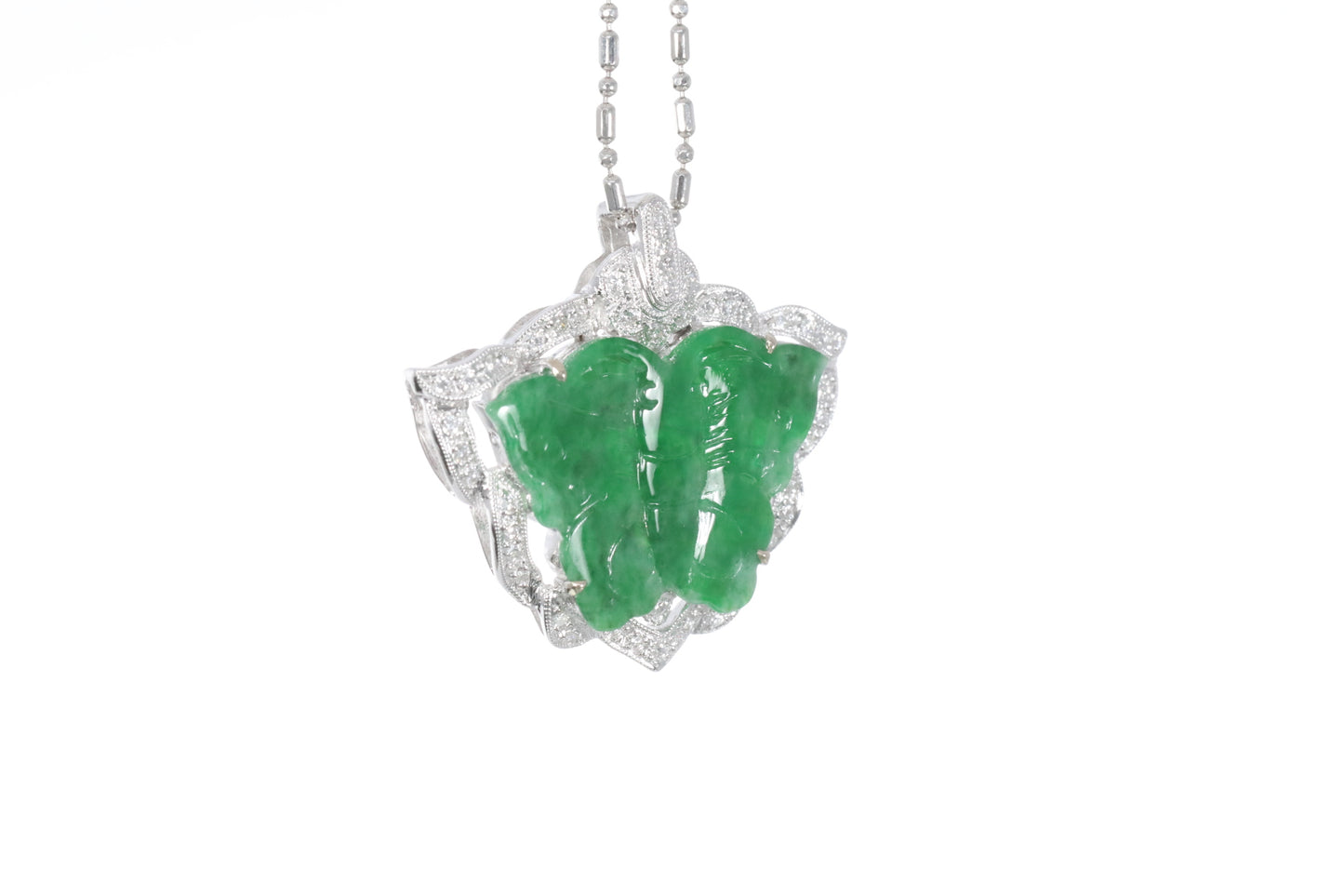 Jadeite Butterfly Pendant