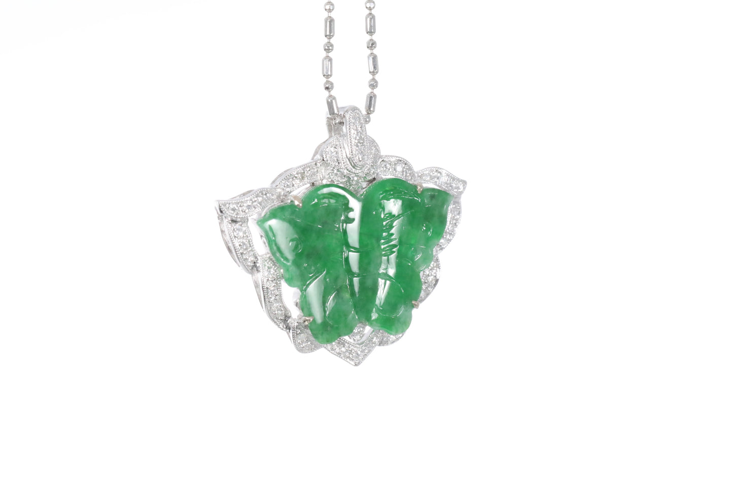Jadeite Butterfly Pendant