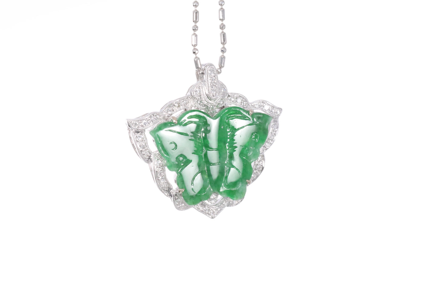 Jadeite Butterfly Pendant