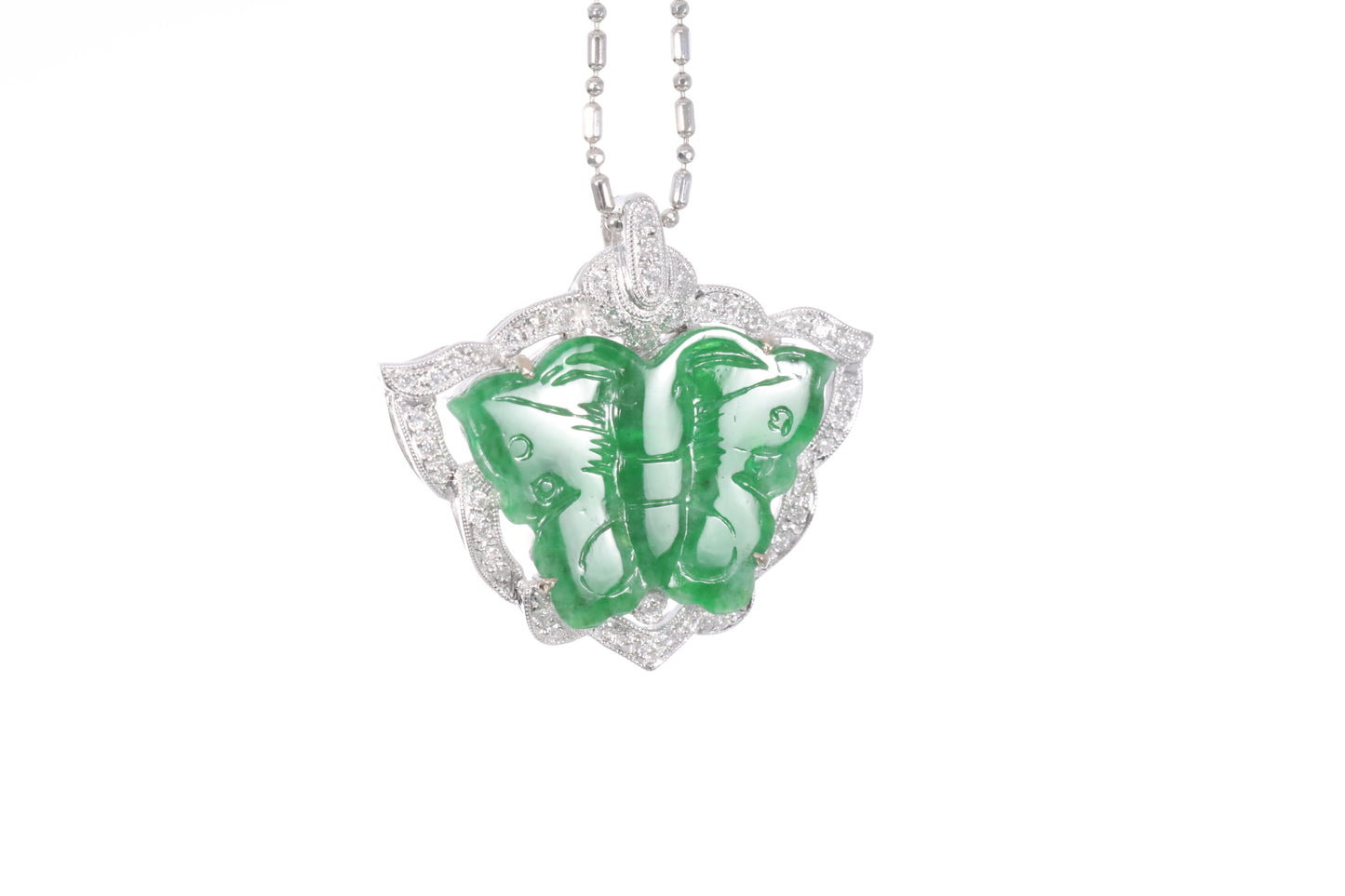 Jadeite Butterfly Pendant
