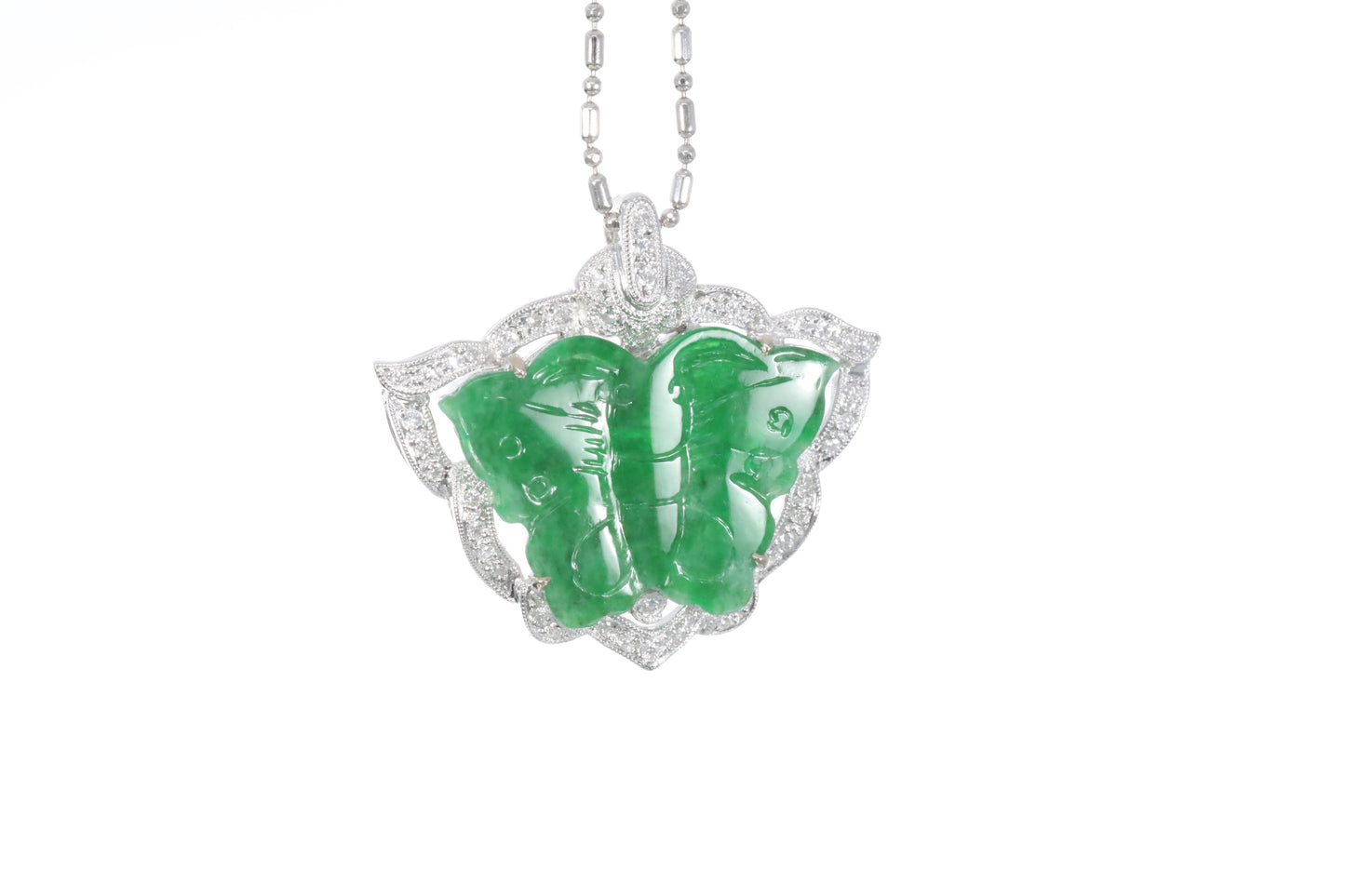 Jadeite Butterfly Pendant