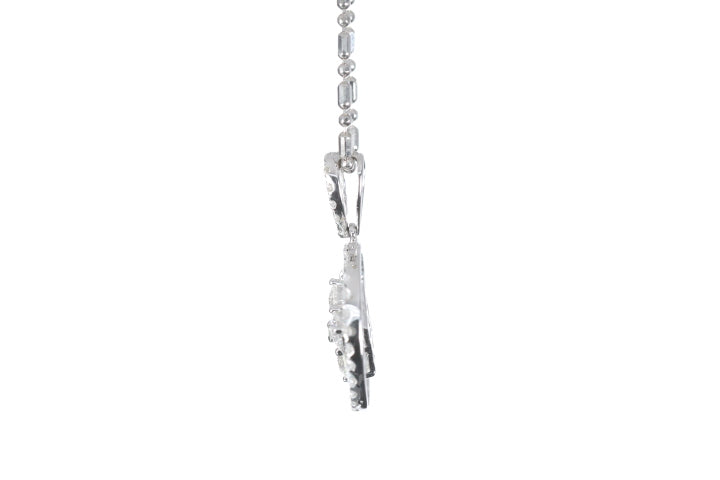 Diamond Dangle Halo Pendant