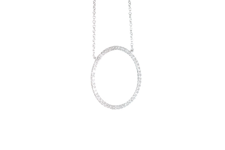 Circle Diamond Pendant