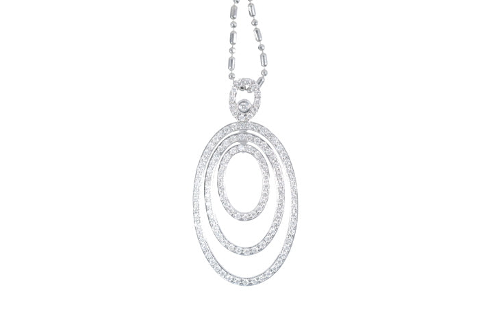 Contemporary Diamond Pendant