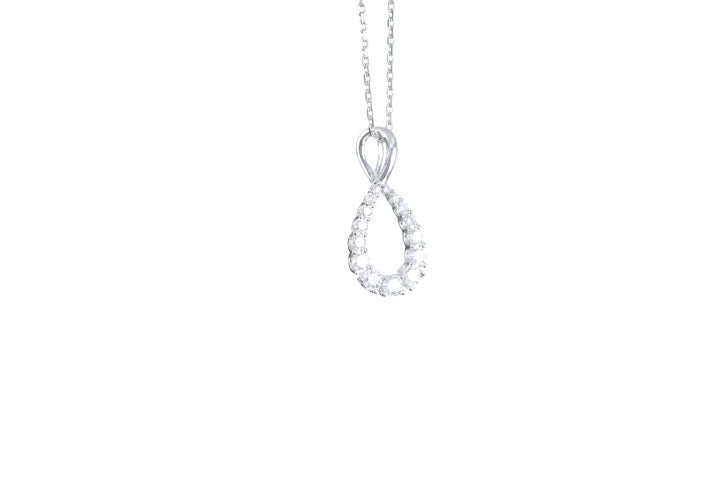 Pear Shaped Diamond Pendant
