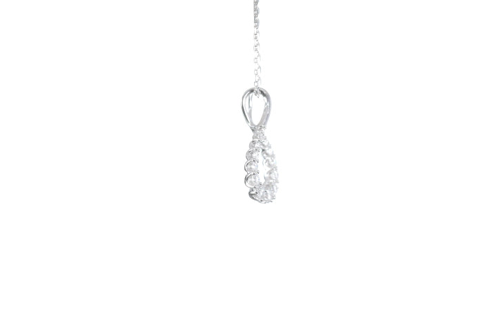 Pear Shaped Diamond Pendant