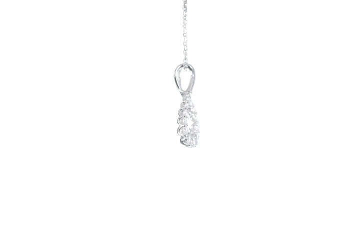 Pear Shaped Diamond Pendant