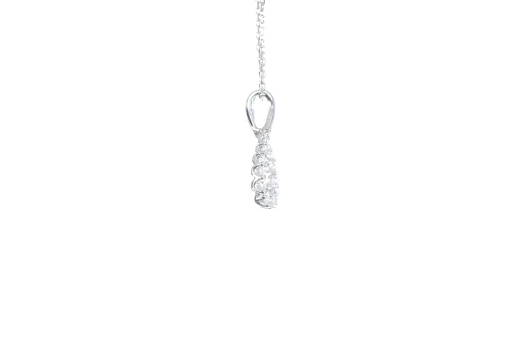 Pear Shaped Diamond Pendant