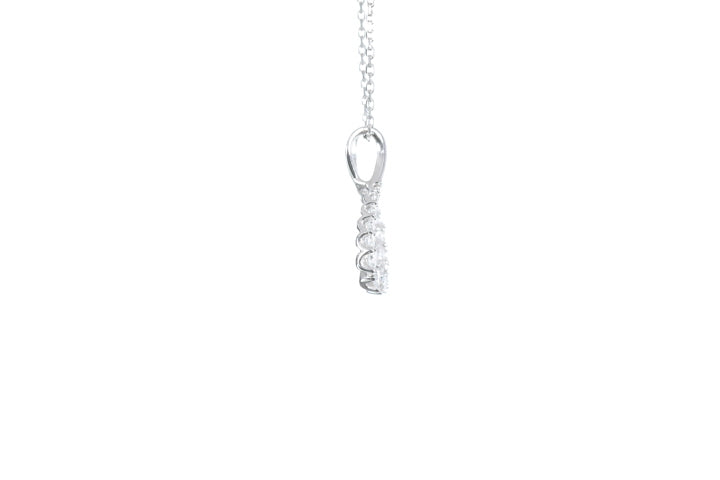 Pear Shaped Diamond Pendant