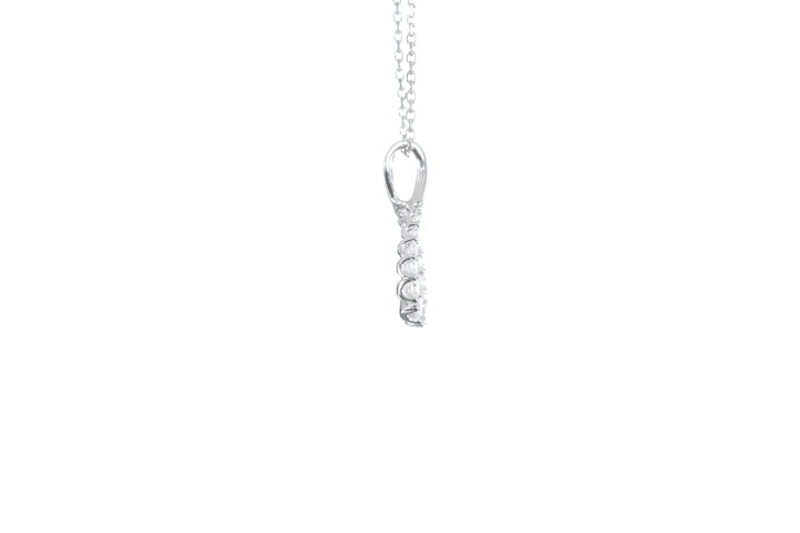 Pear Shaped Diamond Pendant